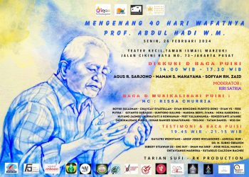 Peringatan 40 Hari Wafatnya Penyair Abdul Hadi WM