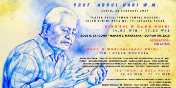 Peringatan 40 Hari Wafatnya Penyair Abdul Hadi WM
