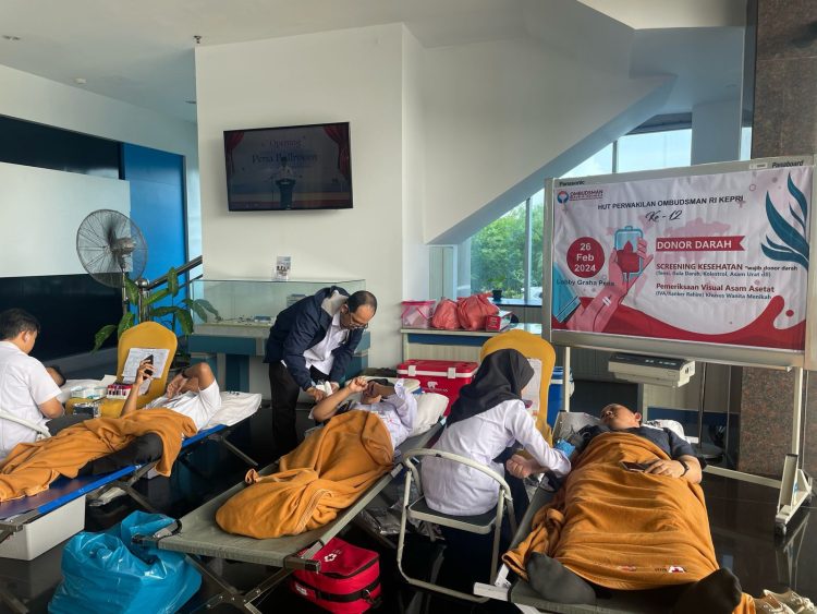 Rangkaian HUT Ombudsman RI Kepri ke 12: Donor Darah, Bakti Sosial hingga Outbond