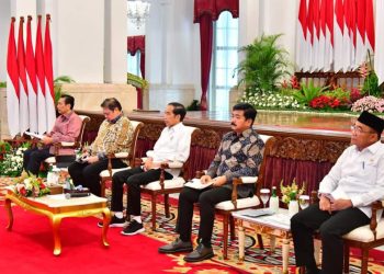 Menko Polhukam Marsekal TNI (Purn.) Hadi Tjahjanto, menghadiri Sidang Kabinet Paripurna di Istana Negara