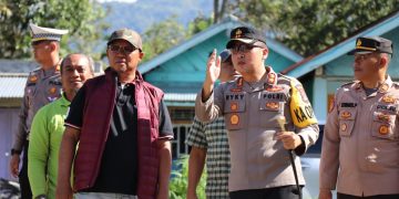 Kapolres Lampung Barat Sambut Kunjungan Anggota DPR RI Mukhlis Basri di Suoh