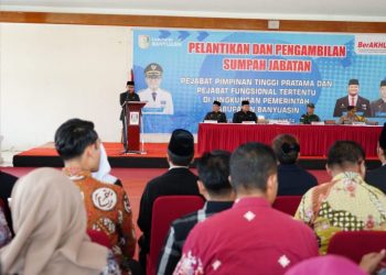 Penjabat Bupati Banyuasin Melantik 15 Pejabat Baru untuk Meningkatkan Pelayanan Publik