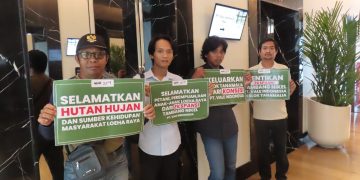 Petani Loeha Gelar Aksi Tuntut Pelepasan Konsesi di Rapat Umum Pemegang Saham PT Vale Indonesia