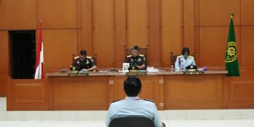Dilmilti II Jakarta Gelar Sidang Perdana Terdakwa HA Kasus Korupsi Basarnas