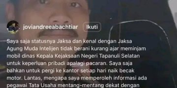 Oknum Mengaku Jaksa Tapanuli Selatan Bongkar Aib Pimpinan Kejari