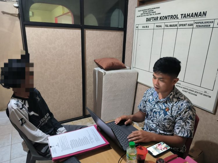 Polsek Bintan Timur Bekuk Pelaku Pelecehan Anak Dibawah Umur