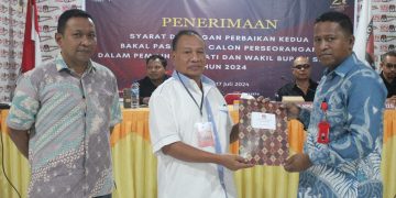 KPU Sikka Terima Dokumen Syarat Dukungan Perbaikan Dua Pasangan Calon Perseorangan