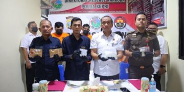 Polda Kepri Musnahkan BB Narkotika Jenis Sabu Seberat 947,58 Gram