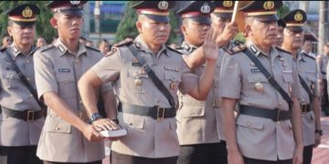 Kapolres Karimun Pimpin Sertijab, Ini Daftar Pejabat Utama yang Berganti