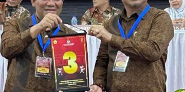 Pasangan Bakti Lubis-Raja Bakhtiar Dapat Nomor Urut 3 di Pilkada Karimun
