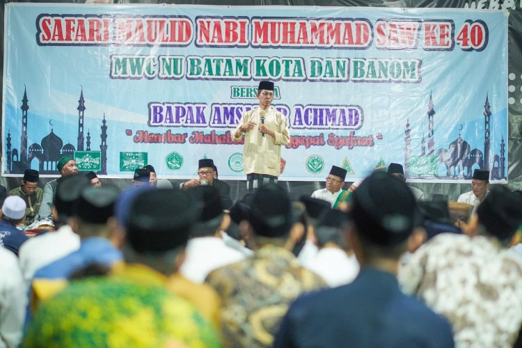 Safari Maulid di Kediaman Amsakar, Warga NU Doakan Kelancaran Pilkada Batam 2024