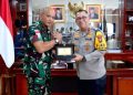 Danrem 033/Wira Pratama Silaturahmi ke Polda Kepri, Perkuat Sinergi TNI-Polri Jelang Pilkada Serentak