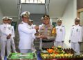 Polresta Barelang Kunjungi Lantamal IV, Beri Kejutan HUT ke-79 TNI
