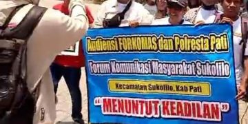 Warga Sukolilo Audiensi ke Mapolresta Pati, Tuntut Ungkap Kasus Pembunuhan Damas Adi Prasetya