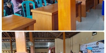 Relawan Pelita Prabu Kecamatan Tayu Dilantik, Siap Sukseskan Program Presiden