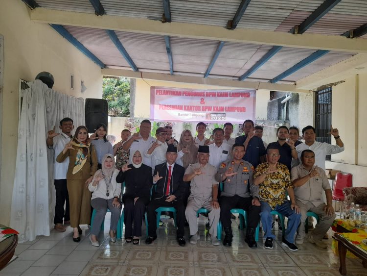 Ketua Umum H. Nuryadin, S.H. Resmikan Kantor dan Lantik Pengurus BPW KAIM Provinsi Lampung