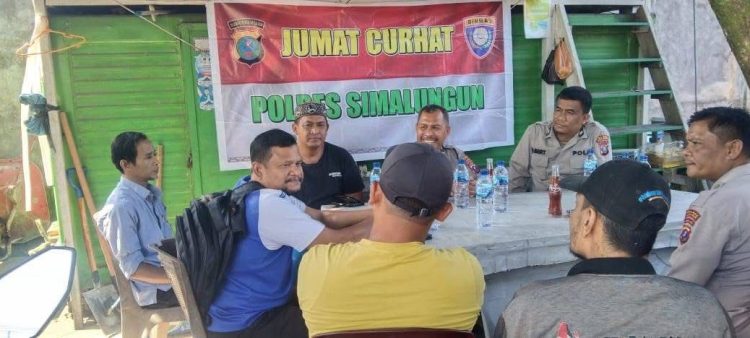 Sat Binmas Polres Simalungun Gelar Jumat Curhat dan Jumat Berkah di Tapian Dolok