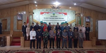 Pejabat Eselon II Hasil Seleksi Terbuka Dilantik oleh Pj Bupati Sarolangun Bahri
