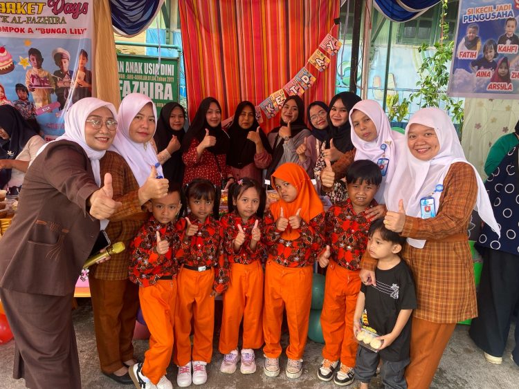 Gelar Market Day, TK Al-Fazhira III Batuampar Ajarkan Anak Wirausaha Sejak Dini
