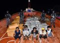 Diselundupkan di Kapal Ikan Asing, 705 Kg Sabu dan 1.200 Kg Kokain Senilai Rp7,05 Triliun Digagalkan TNI AL di Selat Durian, Karimun