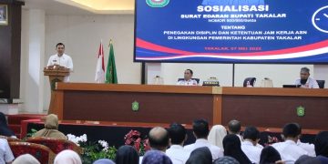 Sekda Takalar Buka Sosialisasi Penegakan Disiplin Masuk Kerja dan Ketentuan Jam Kerja ASN