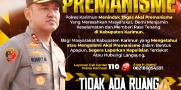 Kapolres Karimun Bakal Tindak Tegas Segala Bentuk Premanisme yang Resahkan Masyarakat