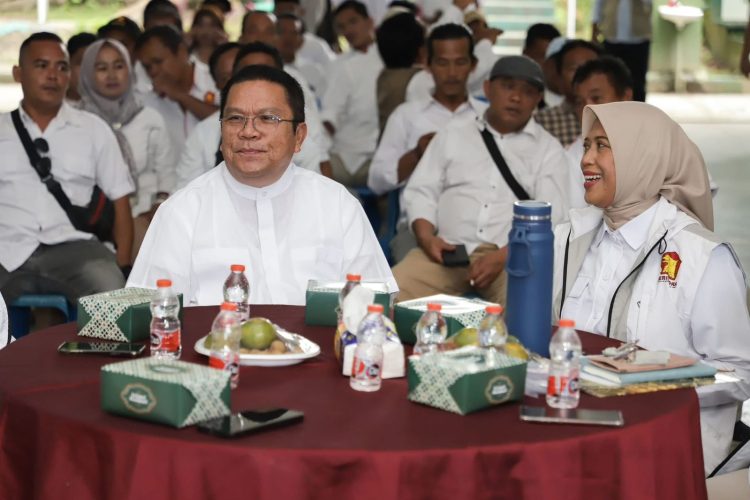 Wesly Hadiri Pembukaan Rakernis Gerindra Sumut