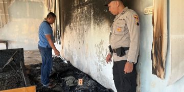Diduga Dibakar ODGJ, Fasilitas Desa dan Kendaraan di Kecamatan Batangan Rusak