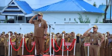 Jadi Inspektur Upacara Harganas ke-32, Bupati Takalar: Pembangunan Keluarga Kunci Menuju Indonesia Emas 2045