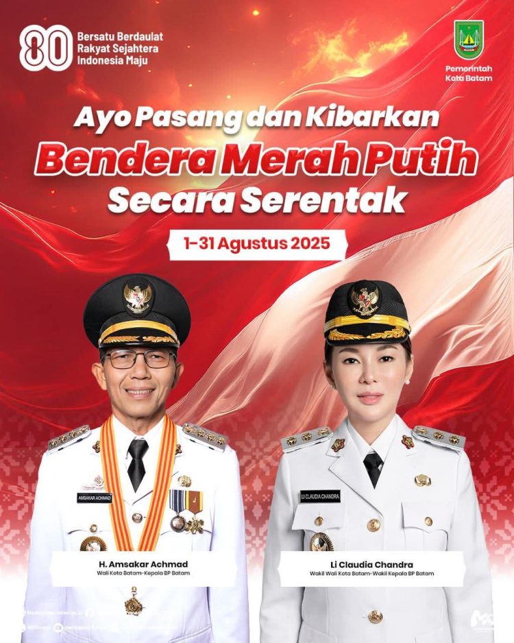 Pemko Batam Himbau Partisipasi Semua Pihak Semarakan HUT ke-80 Kemerdekaan RI