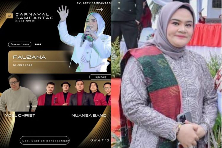 Penyanyi Fauzana Bakal Meriahkan Carnaval Arty Sampantao di Stadion Perdagangan