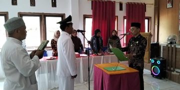 Tak Satu pun Kades Definitif Hadir, Camat Mandiangin Timur Berang di Pelantikan PJ Kades Petiduran