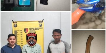 Hendak Lakukan Curanmor, Polsek Mandiangin Ringkus Pelaku dengan Sajam dan Senpi Rakitan
