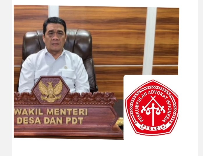 Mahkamah Desa yang Diinisiasi PERADIN dapat Dukungan Penuh Wamendes Riza Patria