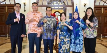 Amsakar Achmad dan Li Claudia Chandra Perkuat Hubungan dengan Singapura