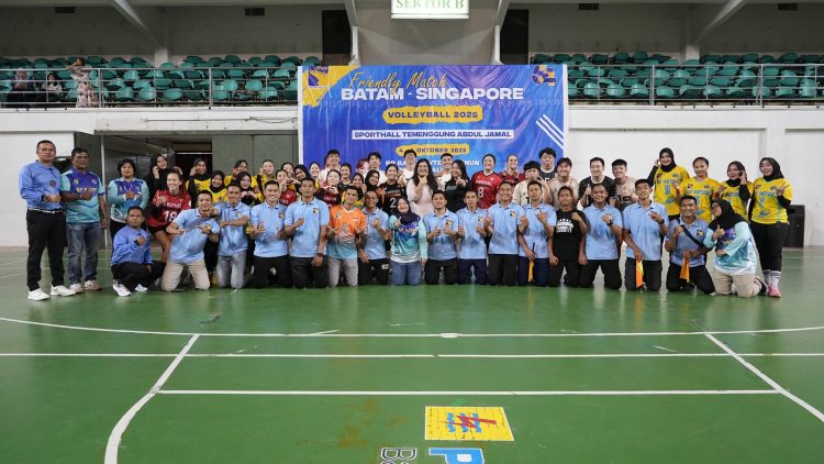 Batam dan Singapura Pererat Hubungan Lewat Bola Voli