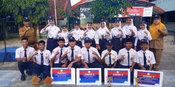 Kembali Raih Prestasi di Kompetisi Olahraga, Siswa SMPN 1 Wates Kediri Bawa Pulang Deretan Piala