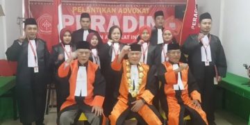 Lantik Advokat Baru, Ketua Umum Peradin Paparkan Peran Strategis Advokat Sambut Berlakunya KUHP Nasional