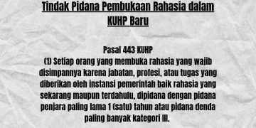 Hati-hati! Membocorkan Rahasia Bisa Dipidana, Ini Sanksinya Sesuai KUHP Baru