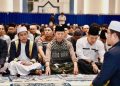 Amsakar Tarawih Perdana di Masjid Agung Raja Hamidah