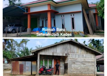 Dana Pembangunan Rumah Mewah Kades Desa Baru Dipertanyakan, Diduga Bersumber dari Dana Desa