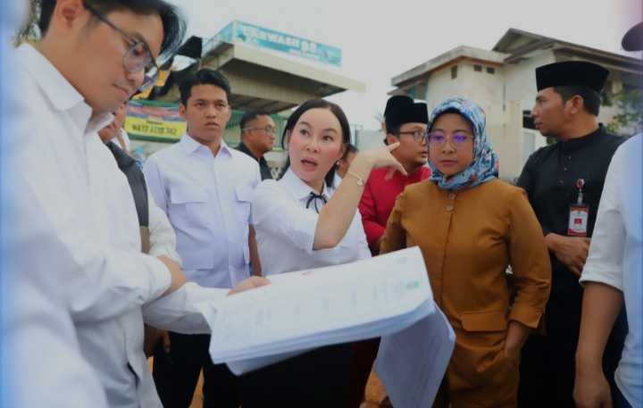 Batam Bangun ZoSS di SDN 001 Batam Kota, Li Claudia Pastikan Titik Penyeberangan Aman