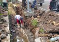 Cegah Luapan Air, DPUPR Kota Kediri Gerak Cepat Benahi Drainase di Jl. Veteran