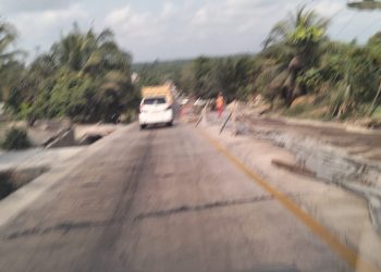 Ketua BPD Bukit Peranginan Harap Pembangunan Rigid Beton Tanjakan Jalan Lintas Dilanjutkan pada 2027