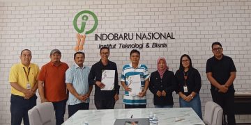 Pererat Kemitraan, PWI Batam Bersama Institut Teknologi dan Bisnis Indobaru Nasional Batam Teken MoU