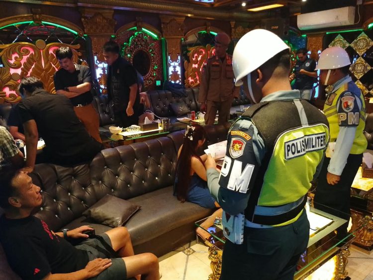 Gempur 7 THM di Batam: Satpom Lanud Hang Nadim dan 9 Gabungan Instansi Gelar Razia Gaktib hingga Subuh