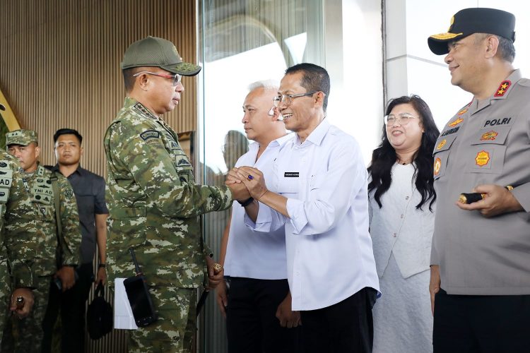 Wali Kota Batam Amsakar Sambut Kedatangan Panglima TNI di Bandara Hang Nadim