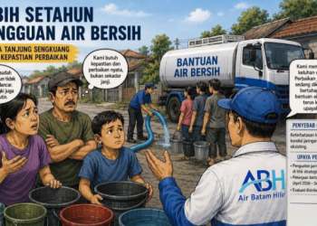 Lebih Setahun Gangguan Air Bersih, Warga Tanjung Sengkuang Minta Kepastian Perbaikan, Ini Respon ABH