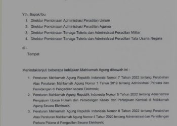 Mahkamah Agung Perbarui SIPP, Ada Register Sengketa Likuidasi Bank hingga Salinan Putusan Banding